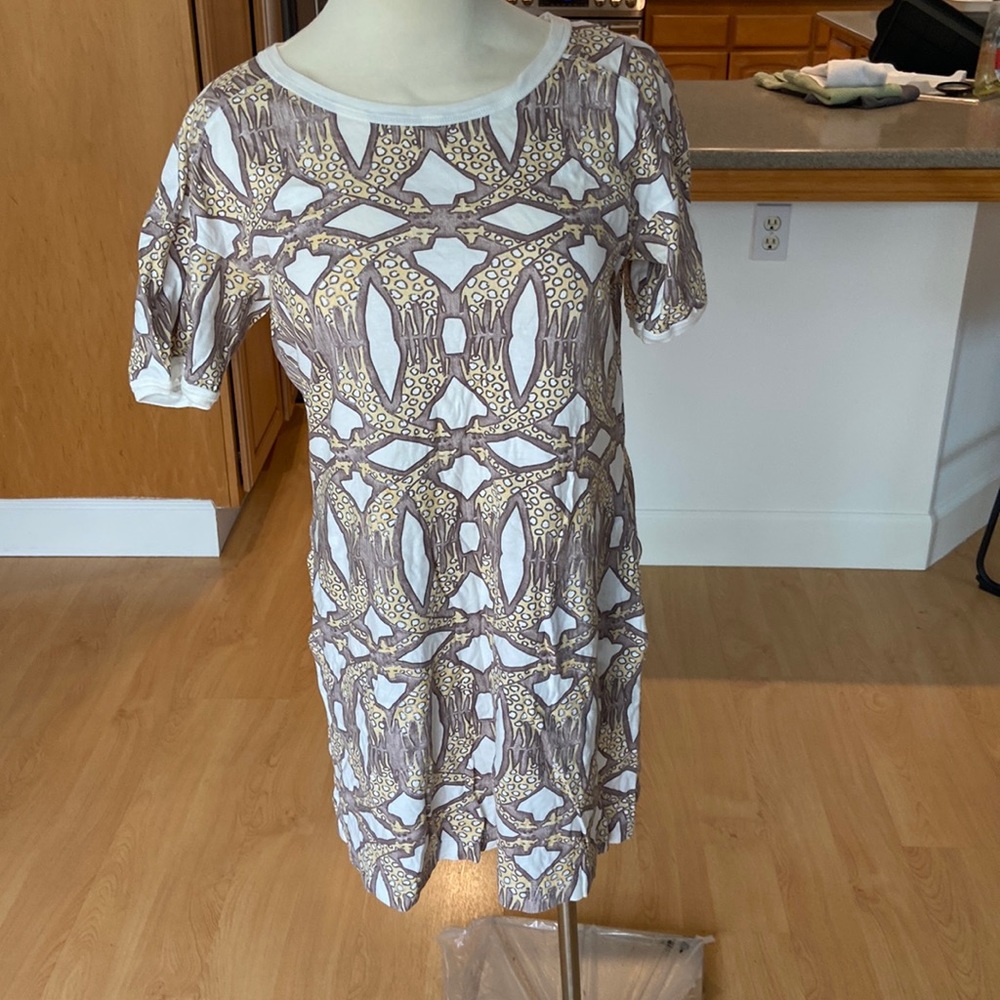 🦒SEE BY CHLOÉ🦒 giraffe safari print mini dress